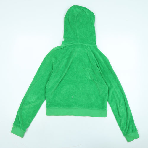 Les girls les boys Boys Green Jacket Size L Zip - Logo