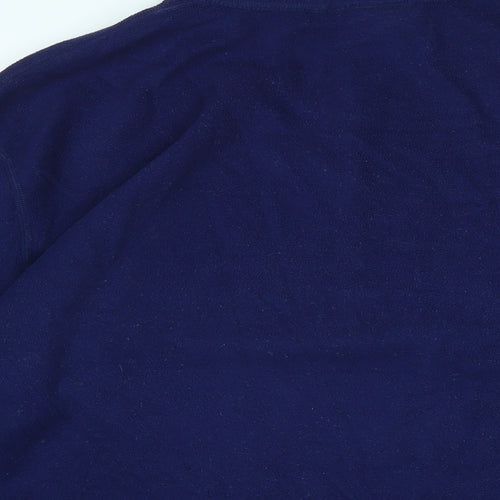 LL.Bean Mens Blue Polyester Pullover Sweatshirt Size L - Logo
