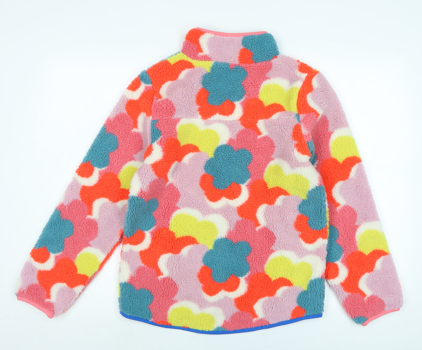 Boden Girls Multicoloured Floral Jacket Size 11-12 Years Zip - Logo