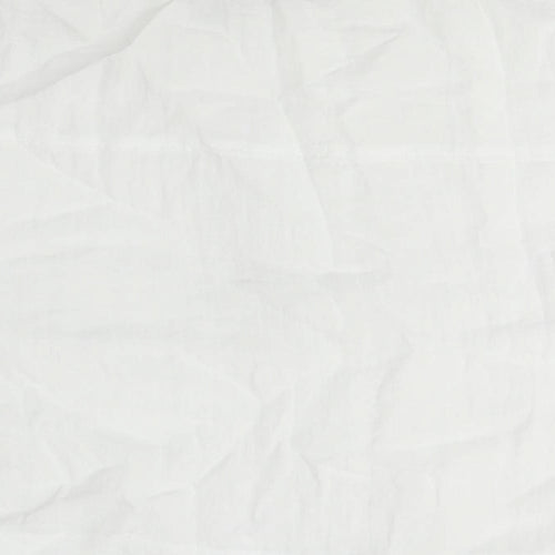 H&M Women's White XS Button-Up Short Sleeve Shirt