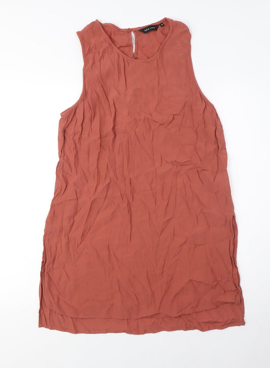 New Look Women's Brown Sleeveless Tank Top