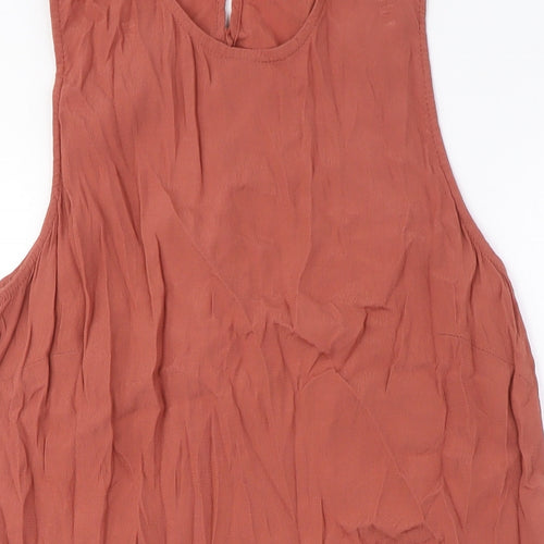 New Look Women's Brown Sleeveless Tank Top