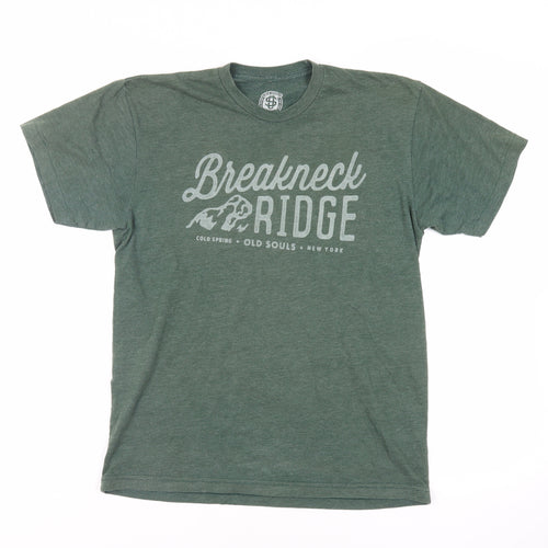 Old Souls Mens Green Cotton T-Shirt Size M Crew Neck - Breakneck Ridge
