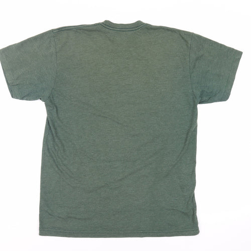 Old Souls Mens Green Cotton T-Shirt Size M Crew Neck - Breakneck Ridge