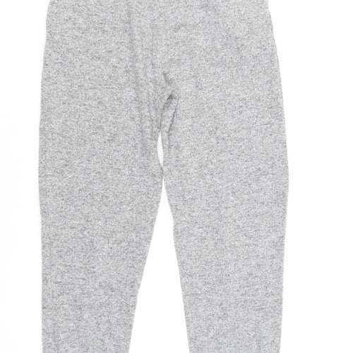 Pull&Bear Womens Grey Polyester Jogger Trousers Size M L28 in Regular Drawstring