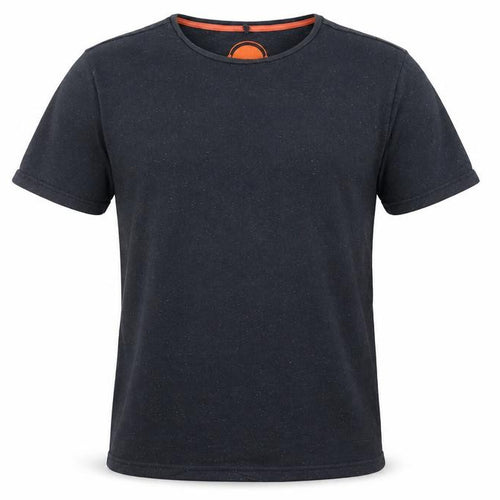 Humor Mens Black Cotton T-Shirt Size L Crew Neck
