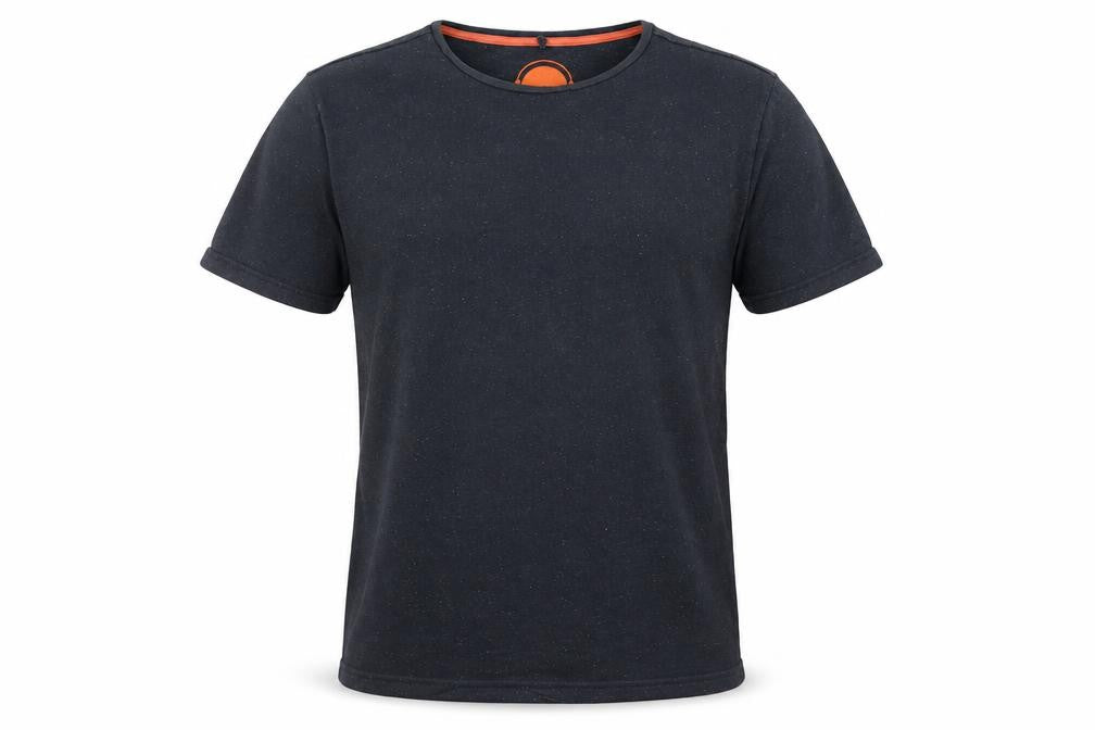Humor Mens Black Cotton T-Shirt Size L Crew Neck
