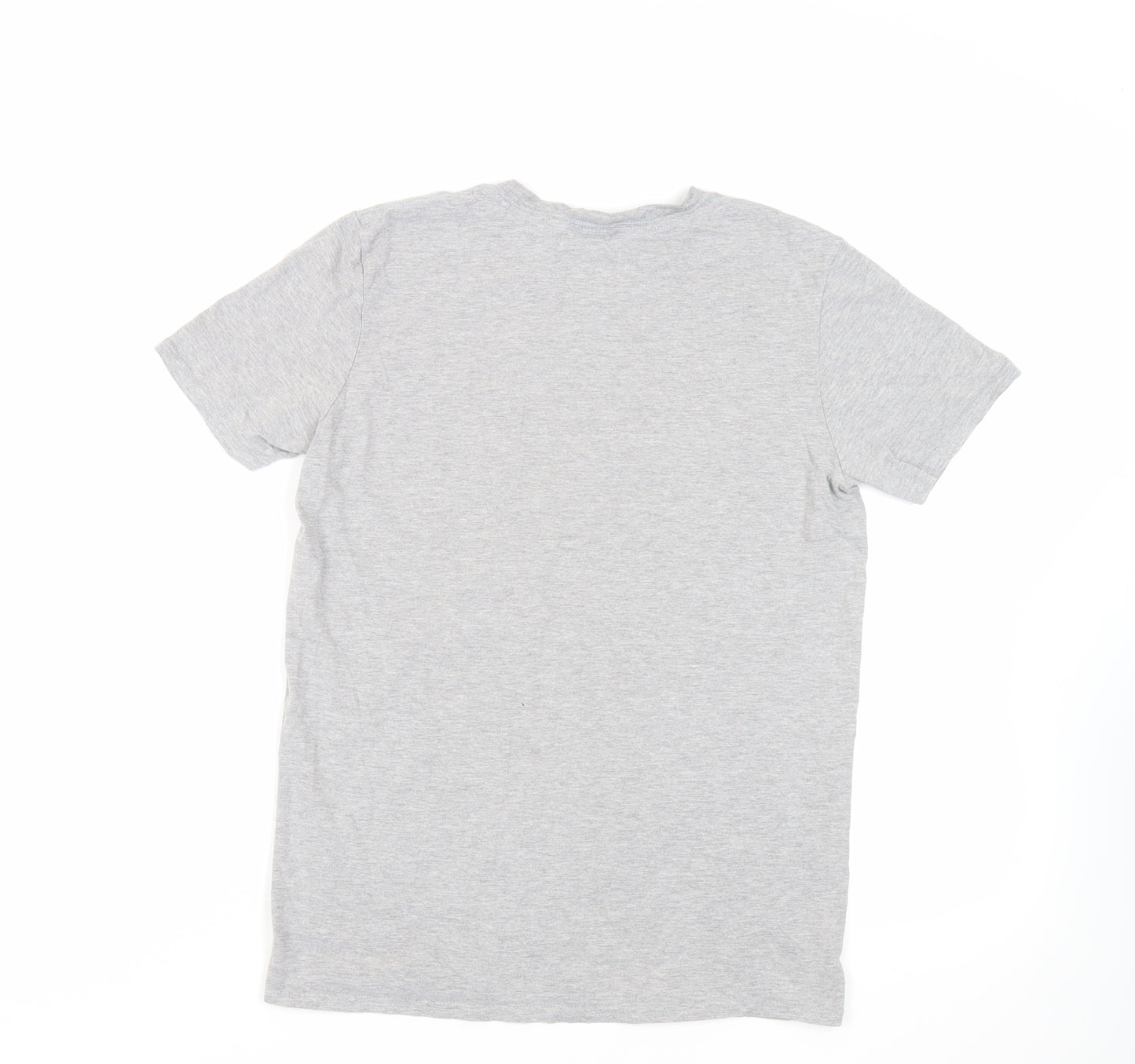 Rick and Morty Womens Grey Cotton Basic T-Shirt Size M Crew Neck