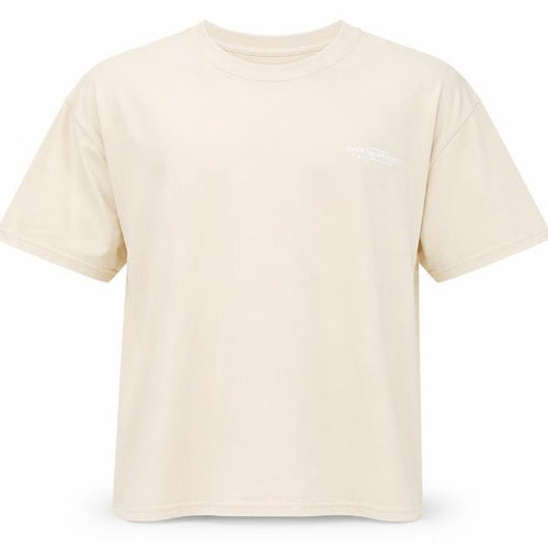 AX Paris Mens Beige Cotton T-Shirt Size L Crew Neck