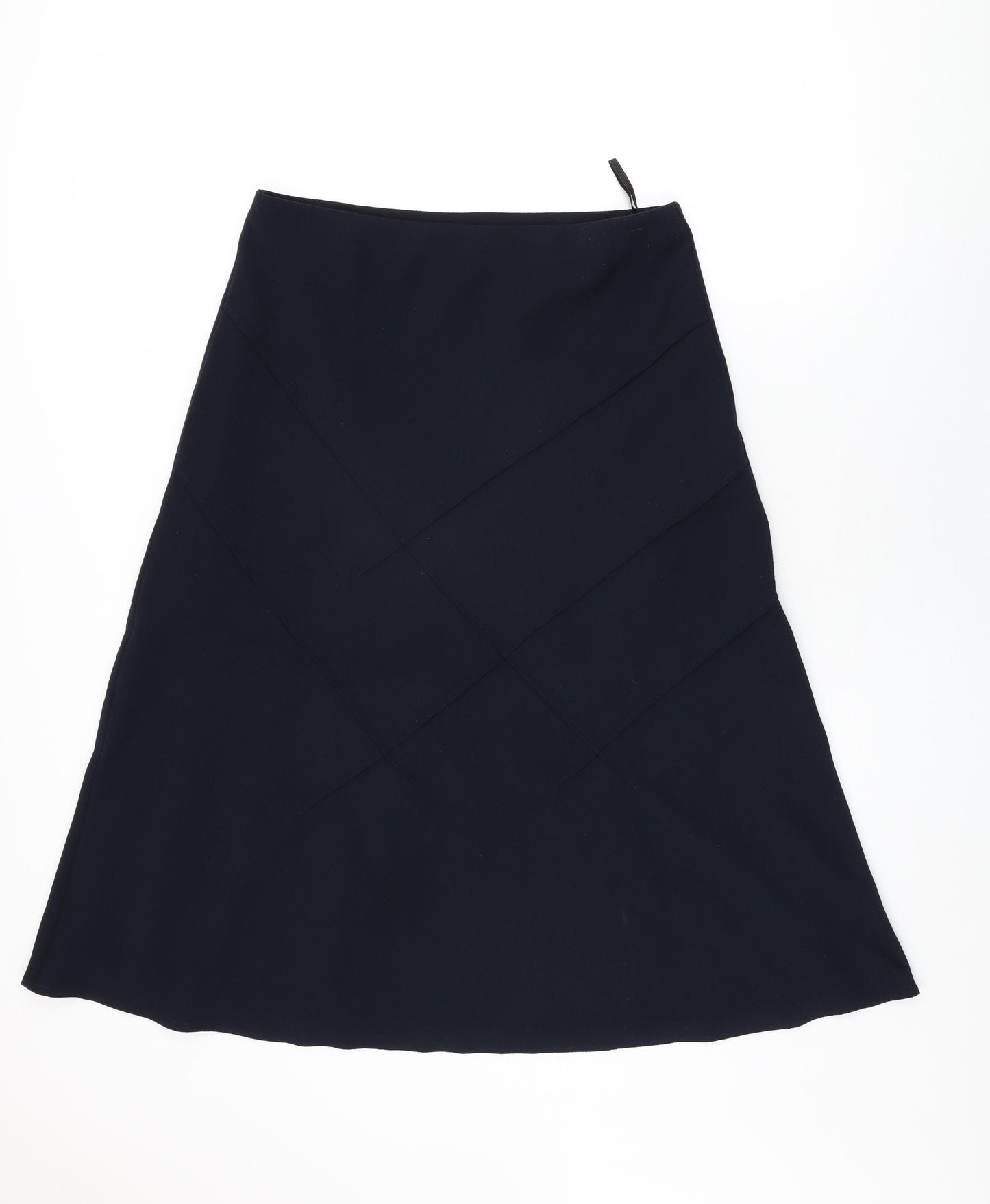 Marks and Spencer Womens Blue Polyester Swing Skirt Size 14