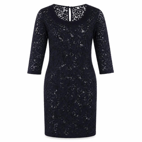 Body Frock Womens Blue Polyester Bodycon Size 14 Scoop Neck Zip