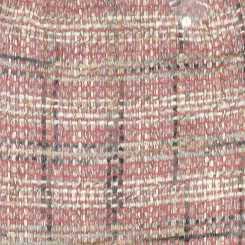 Alex & Co Womens Multicoloured Wool Straight & Pencil Skirt Size 18 Zip