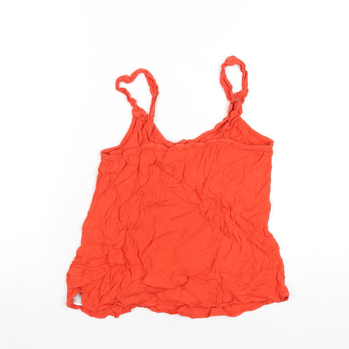 NEXT Womens Orange Viscose Camisole Tank Size 12 Scoop Neck
