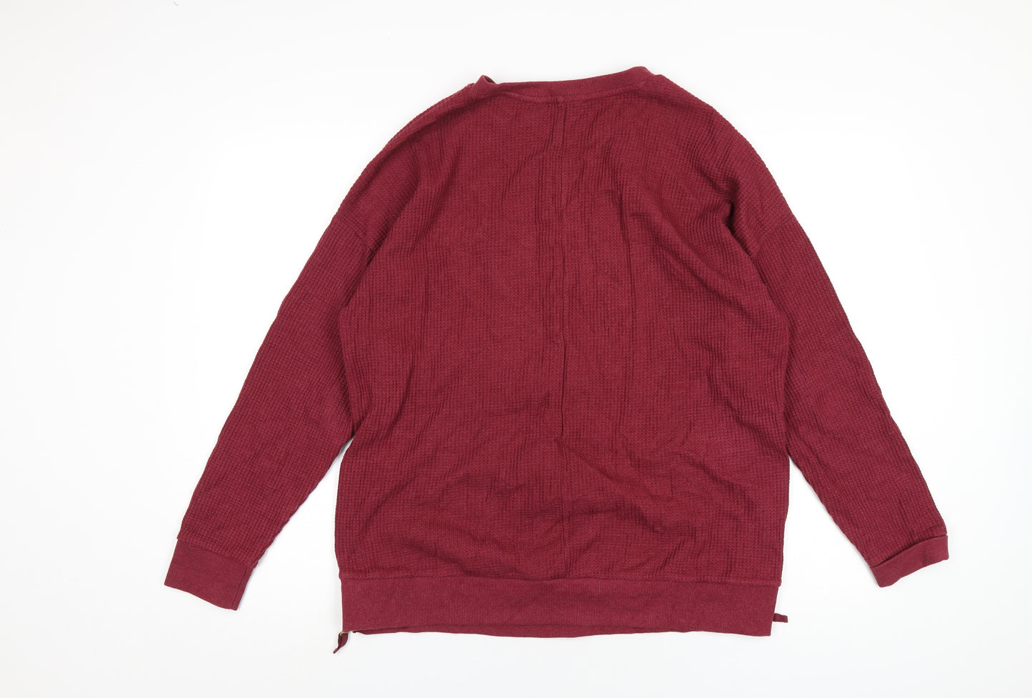 NEXT Womens Red Cotton Pullover Sweatshirt Size M Pullover