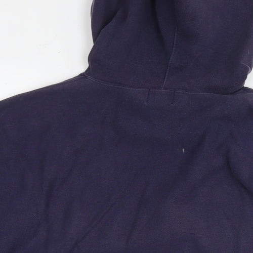 Gap Mens Blue Cotton Pullover Hoodie Size L - Logo
