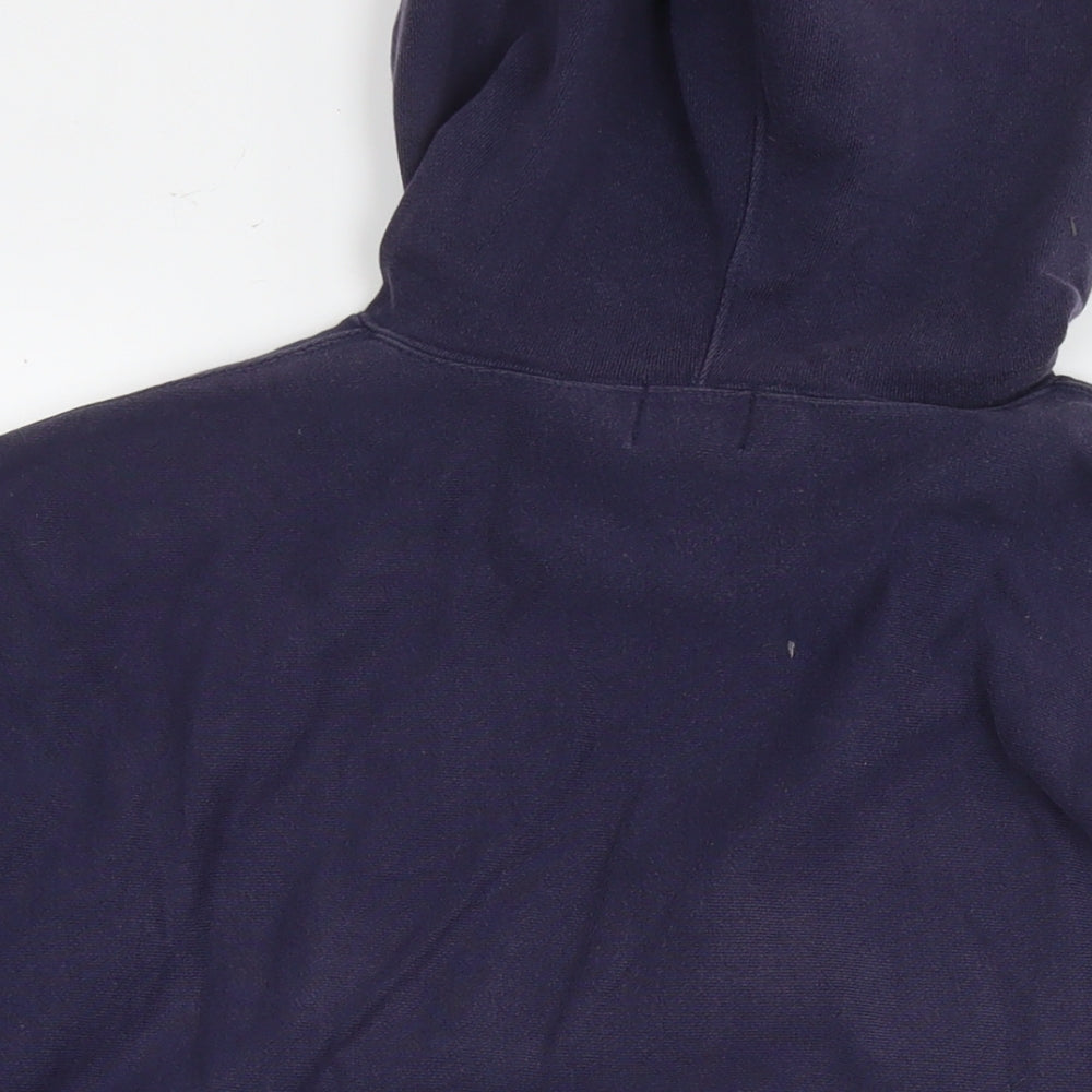 Gap Mens Blue Cotton Pullover Hoodie Size L - Logo