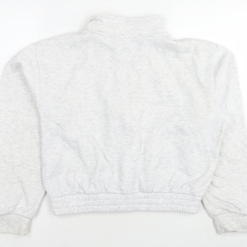 Slazenger Womens Grey Polyester Pullover Hoodie Size 16 Pullover