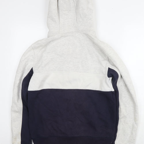 SoulCal&Co Mens Blue Cotton Full Zip Hoodie Size S