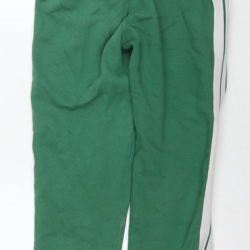 ellesse Womens Green Cotton Jogger Trousers Size M L28 in Regular Drawstring