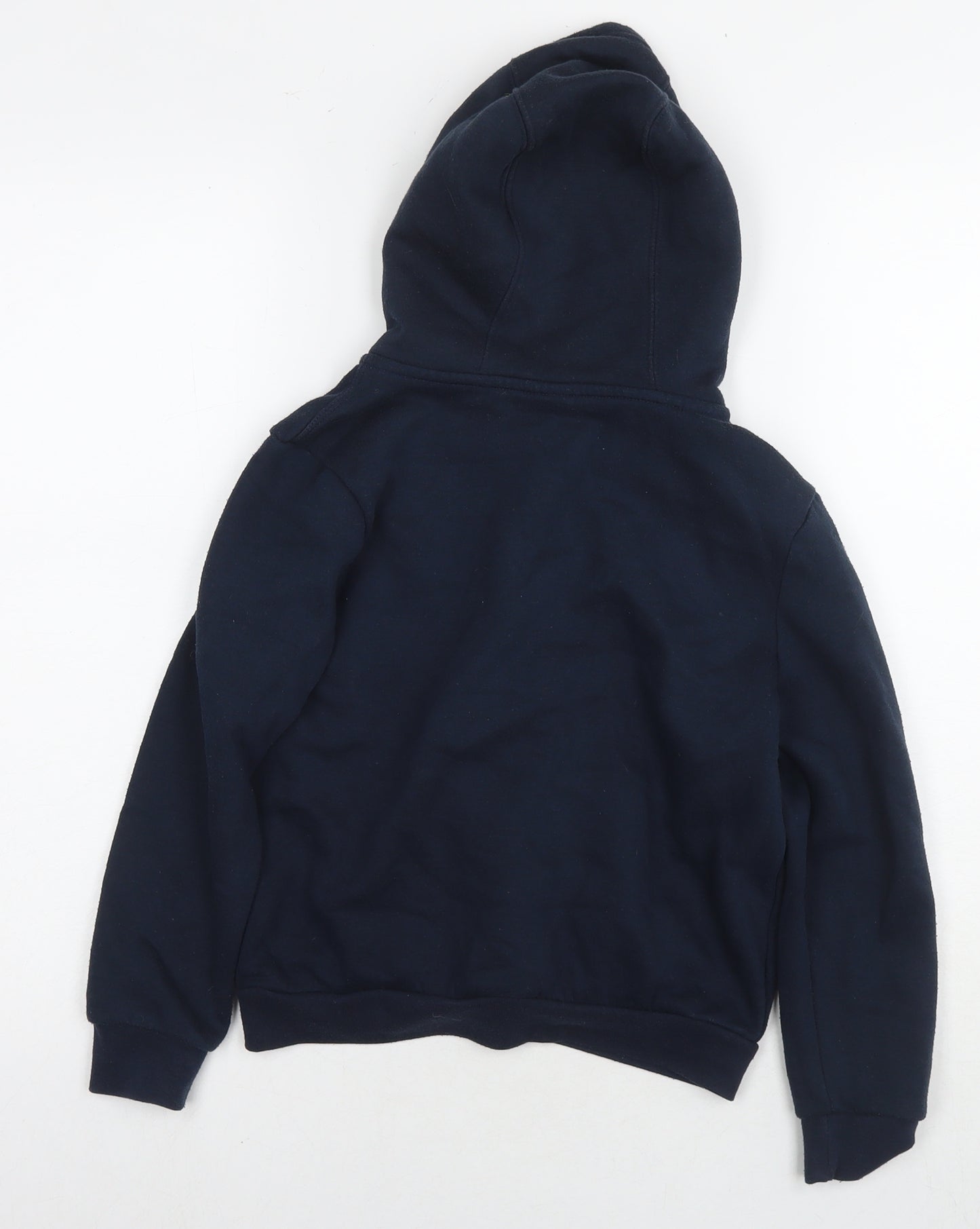 Slazenger Boys Blue Cotton Full Zip Hoodie Size 9-10 Years Zip