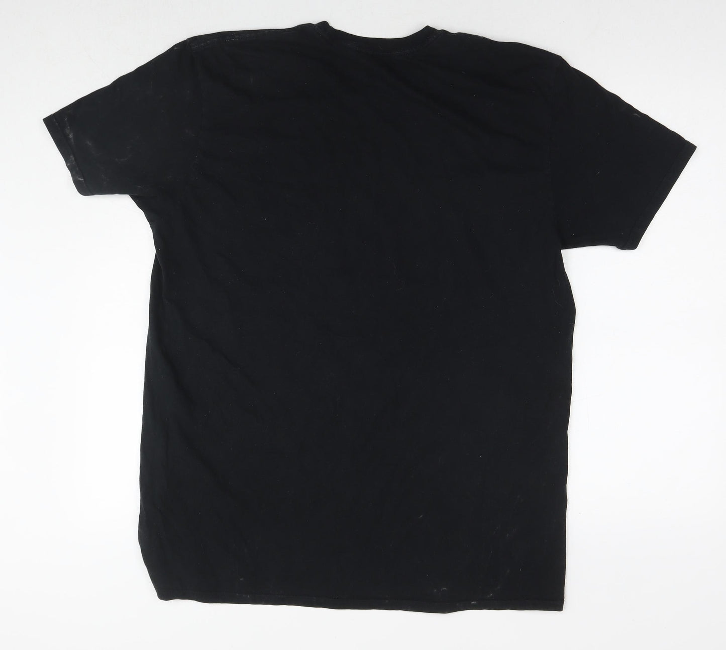 Hobo Mens Black Polyester T-Shirt Size XL Round Neck - Logo