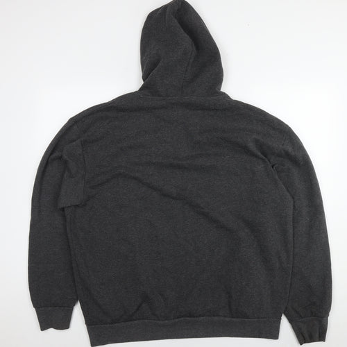 Slazenger Mens Grey Polyester Pullover Hoodie Size XL