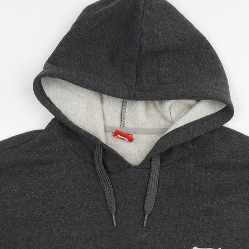 Slazenger Mens Grey Polyester Pullover Hoodie Size XL