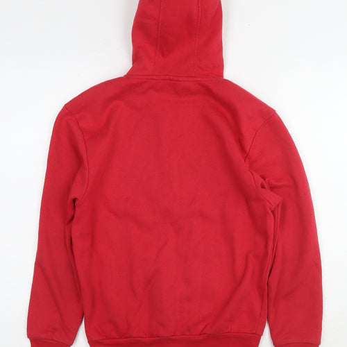 Slazenger Boys Red Polyester Full Zip Hoodie Size 9-10 Years Zip