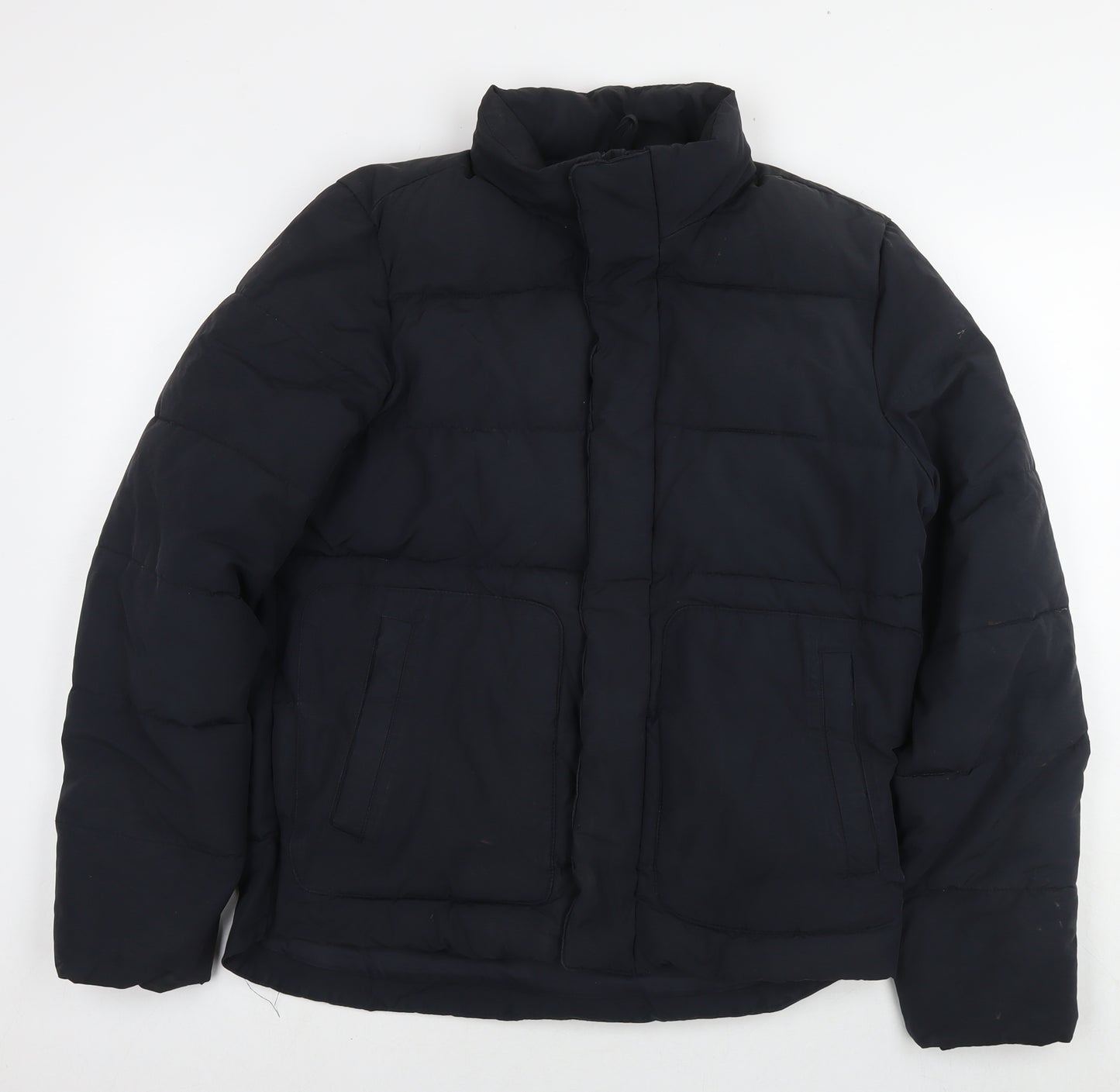 Gap Womens Black Puffer Jacket Jacket Size M Zip