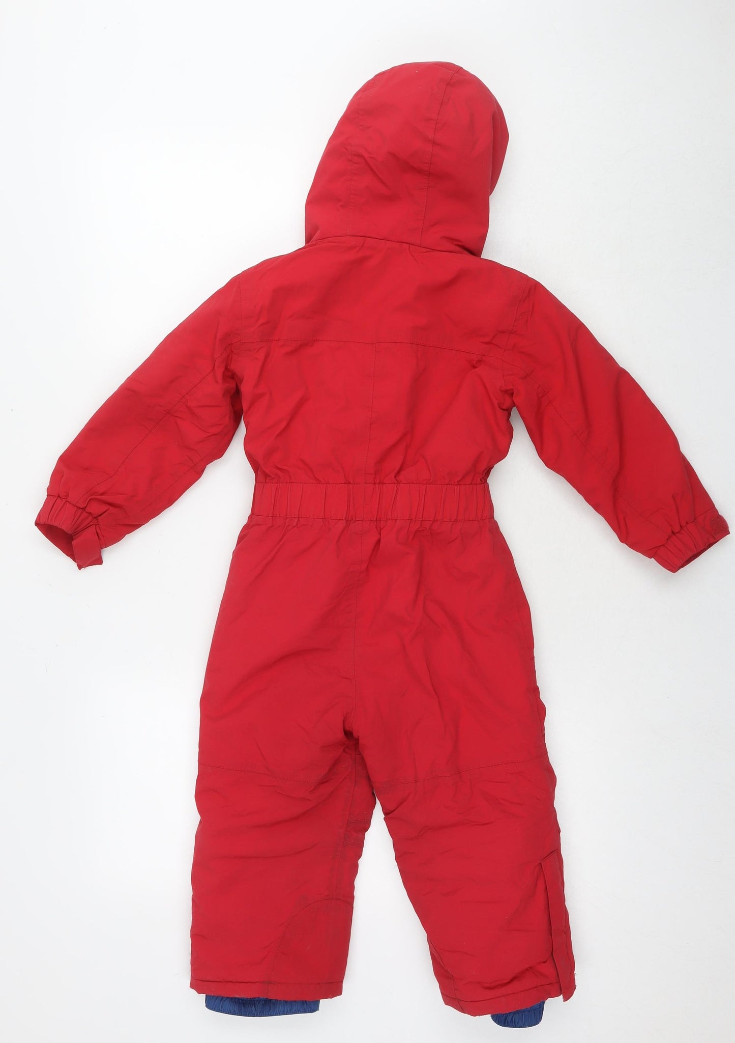 Mountain Warehouse Girls Red Nylon Coverall One-Piece Size 3-4 Years L12 in Zip