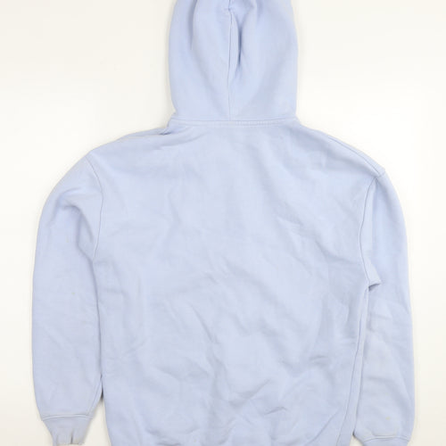 Slazenger Womens Blue Cotton Full Zip Hoodie Size 10 Zip