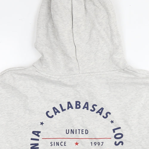 Divided by H&M Womens Grey Cotton Pullover Hoodie Size L Pullover - Calabasas LA