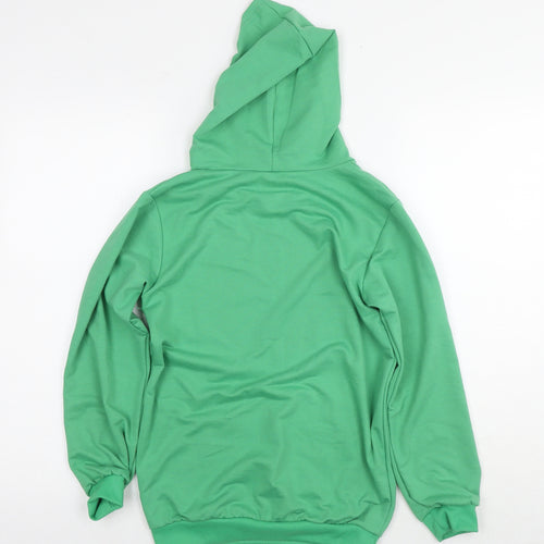 Foanja Boys Green Cotton Pullover Hoodie Size 13-14 Years Pullover - Flim Flam