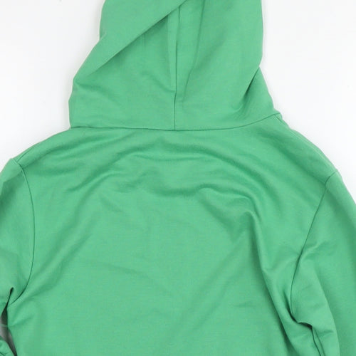 Foanja Boys Green Cotton Pullover Hoodie Size 13-14 Years Pullover - Flim Flam