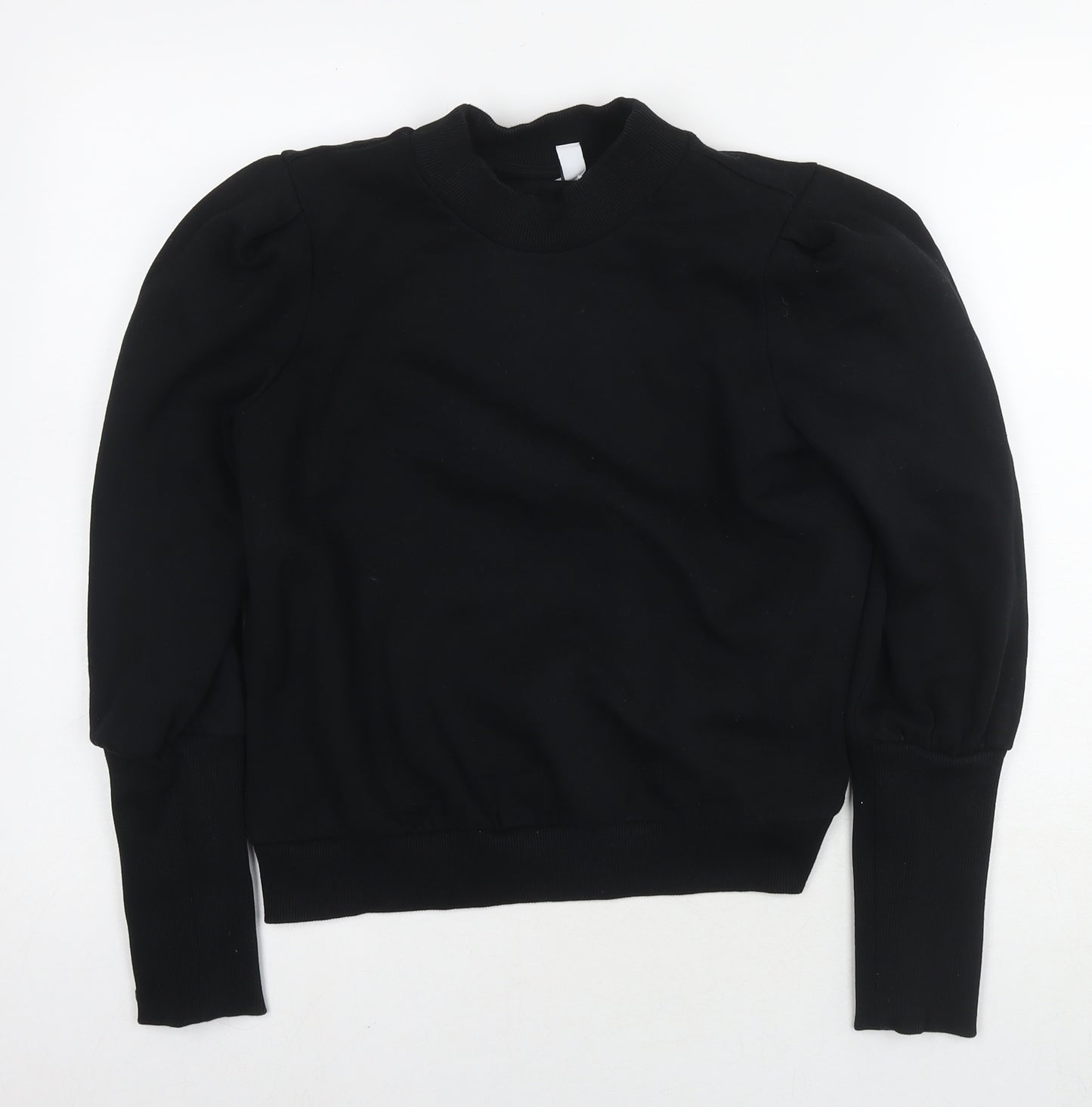 & Other Stories Womens Black Cotton Pullover Hoodie Size 6 Pullover