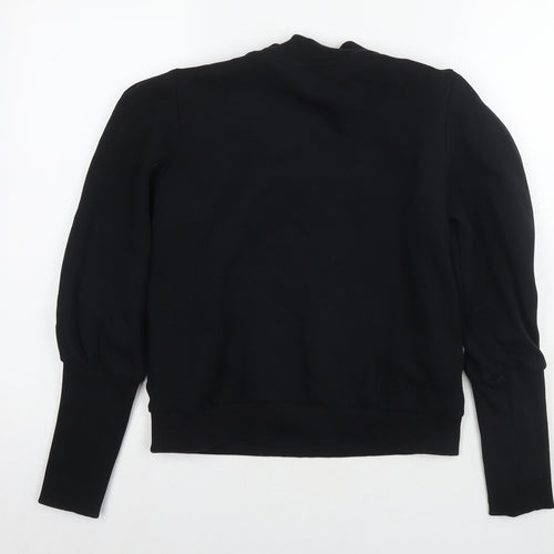 & Other Stories Womens Black Cotton Pullover Hoodie Size 6 Pullover