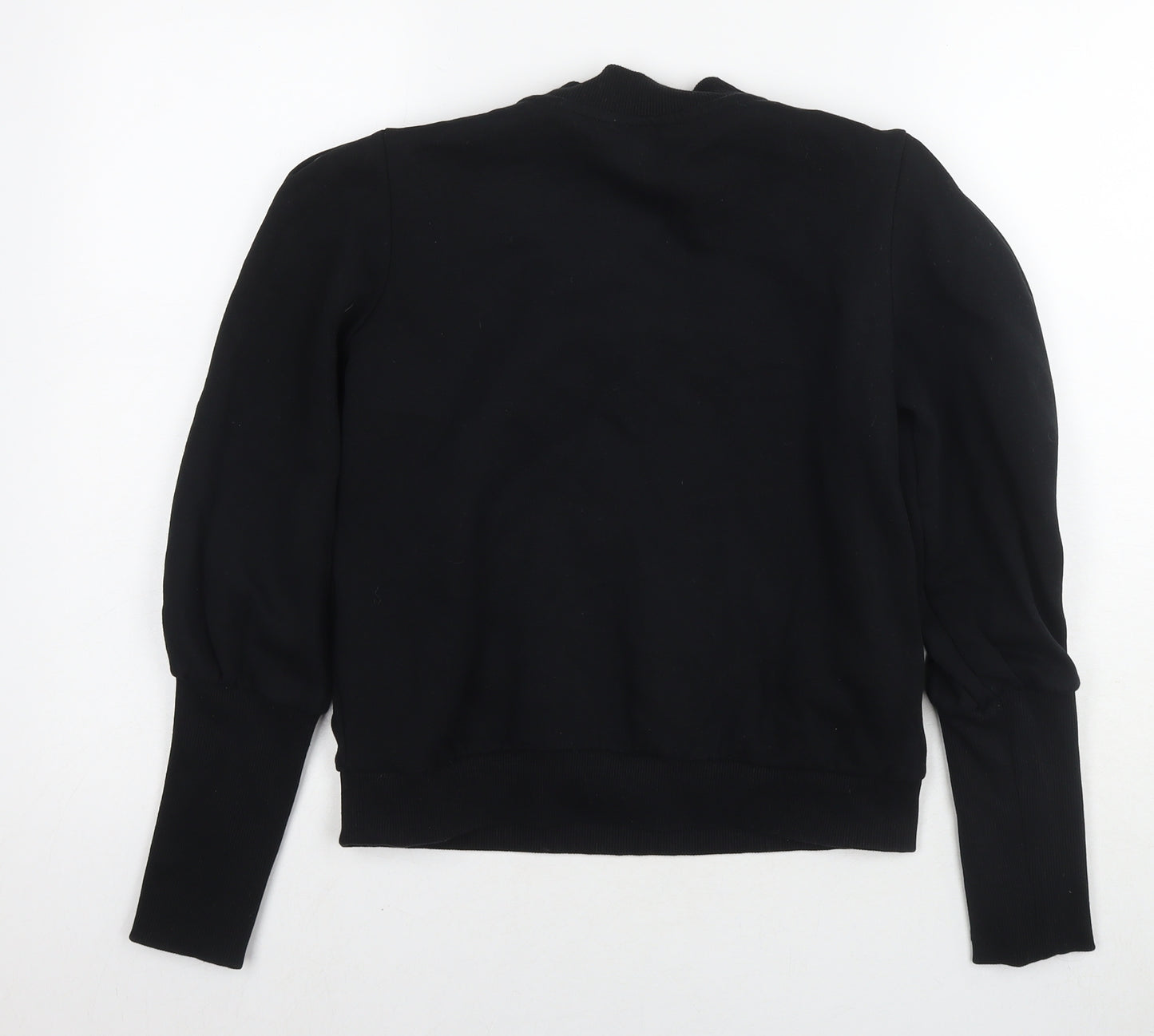 & Other Stories Womens Black Cotton Pullover Hoodie Size 6 Pullover