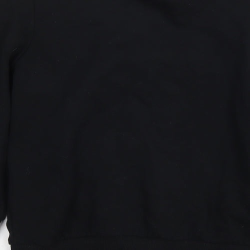 & Other Stories Womens Black Cotton Pullover Hoodie Size 6 Pullover