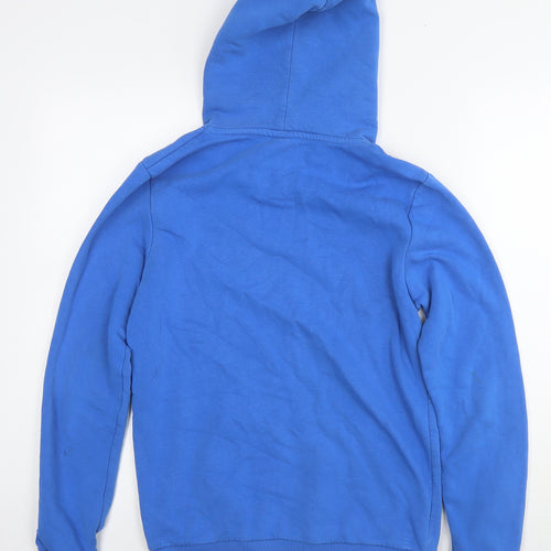 Hype Mens Blue Cotton Pullover Hoodie Size XS