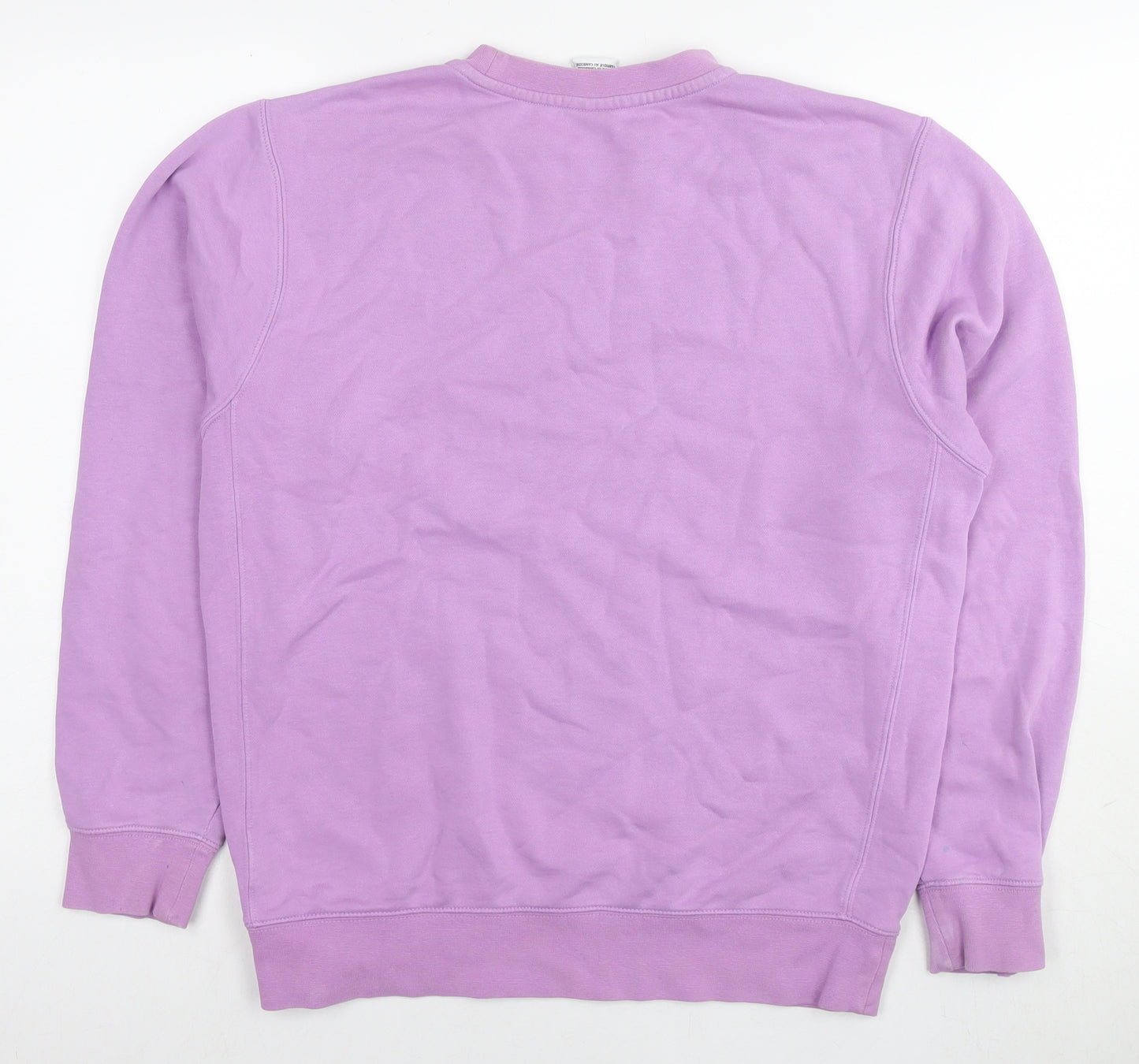 Nike Womens Purple Cotton Pullover Sweatshirt Size S Pullover