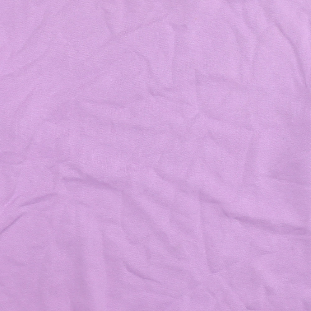 Nike Womens Purple Cotton Pullover Sweatshirt Size S Pullover