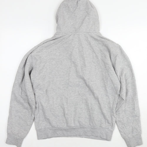 Donnay Womens Grey Cotton Pullover Hoodie Size S Pullover