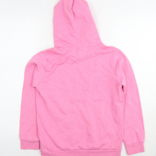 Champion Girls Pink Cotton Pullover Hoodie Size 11-12 Years Pullover