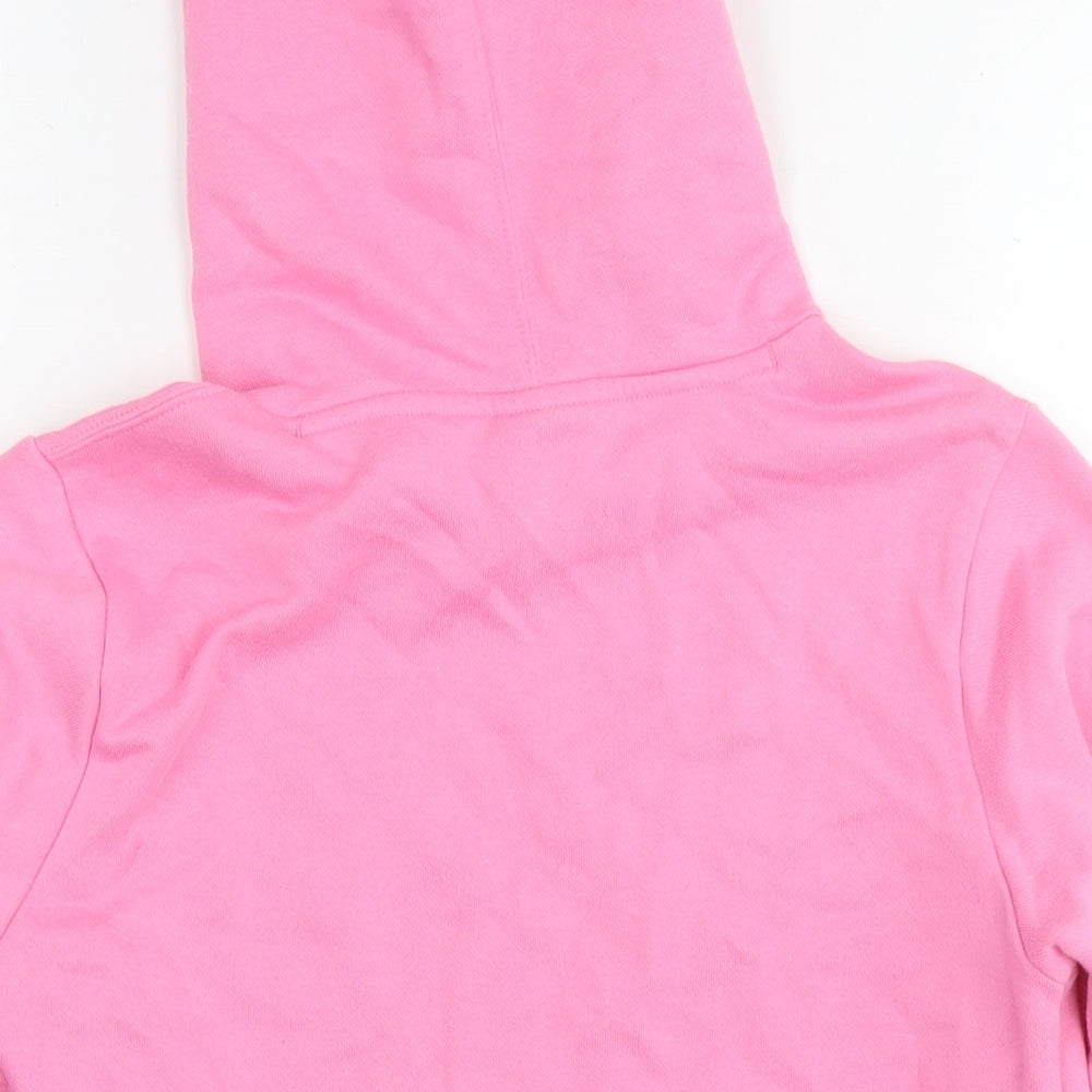 Champion Girls Pink Cotton Pullover Hoodie Size 11-12 Years Pullover