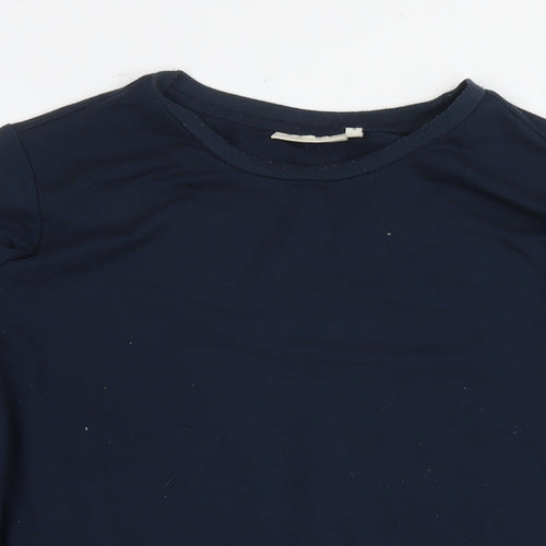 Dranella Womens Blue Cotton Pullover Hoodie Size S Pullover