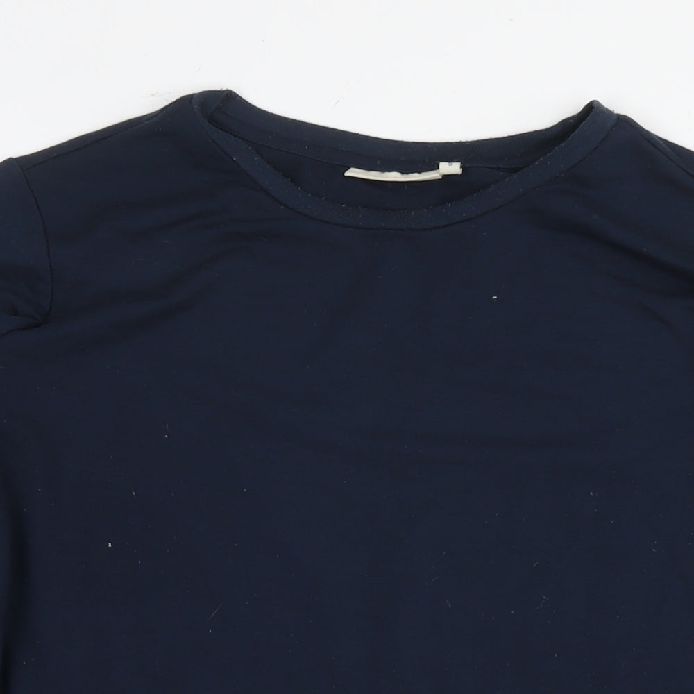 Dranella Womens Blue Cotton Pullover Hoodie Size S Pullover