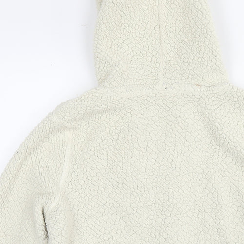 Abercrombie & Fitch Womens White Jacket Size S Zip