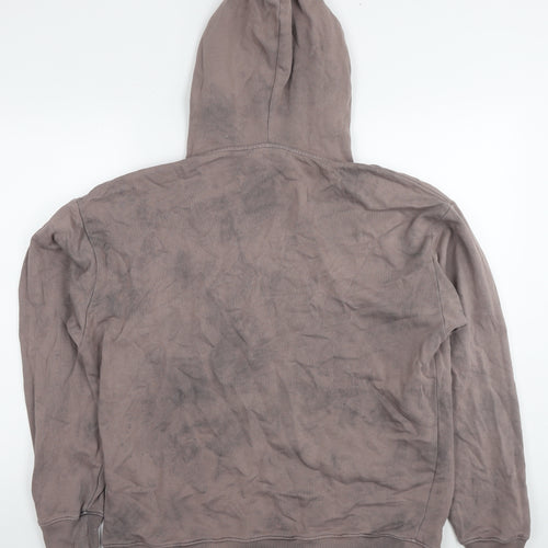 Disney Womens Brown Cotton Pullover Hoodie Size 12 Pullover - Mickey And Minnie Mouse