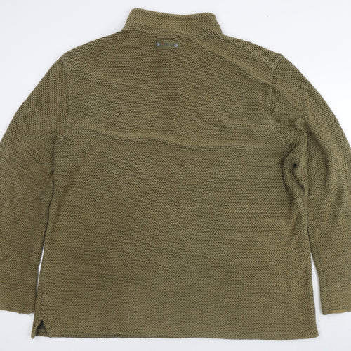 Weird Fish Mens Green Cotton Pullover Sweatshirt Size 3XL