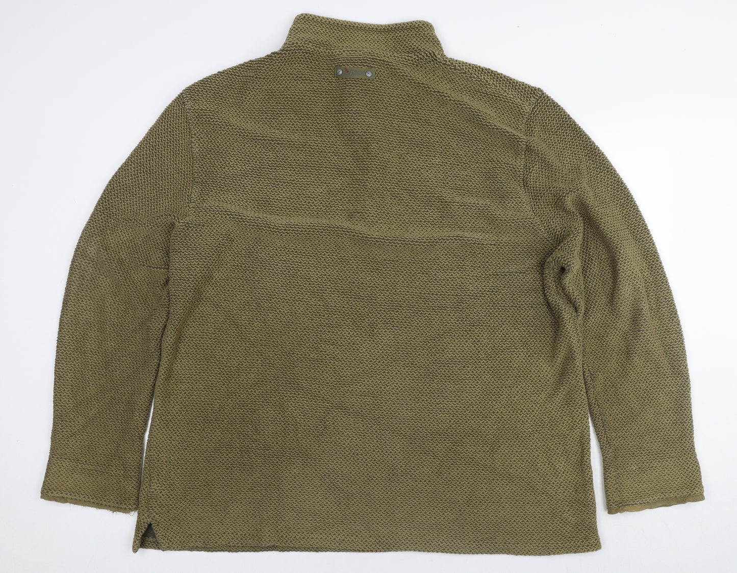 Weird Fish Mens Green Cotton Pullover Sweatshirt Size 3XL
